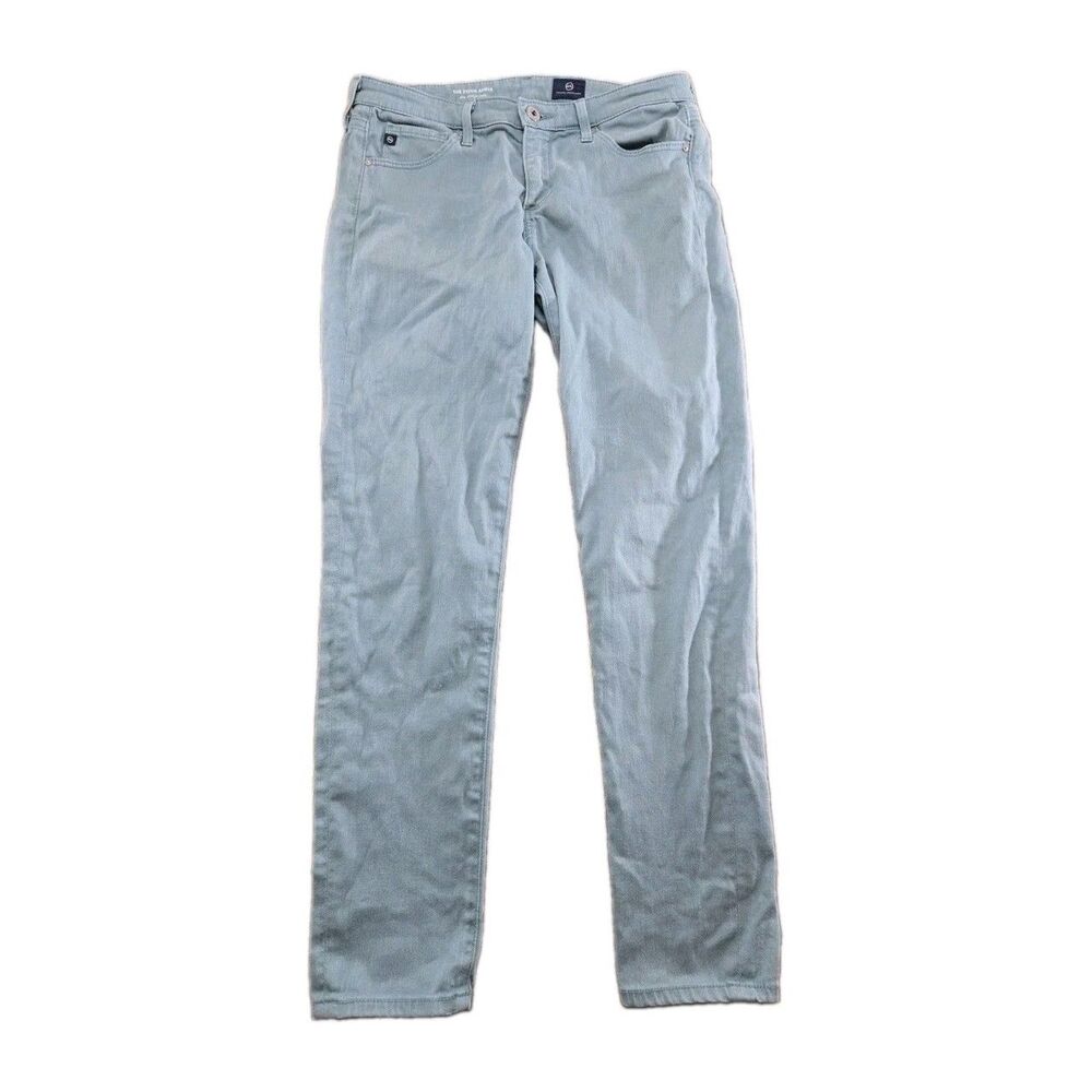 Adriano Goldschmied AG The Stevie Ankle Jean Green Slim Straight Ankle 27R